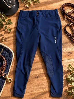 Ariat Pro Riding Breeches Navy 30L 26” Inseam M